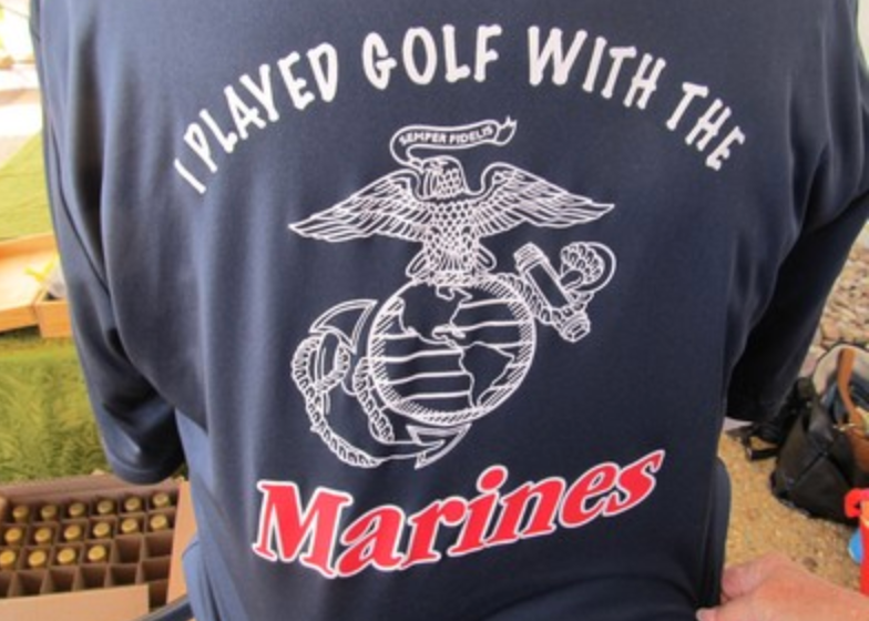 I Played Golf With The Marines tournament shirt