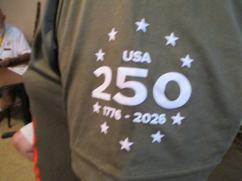 USA 250 anniversary commemorative shirt
